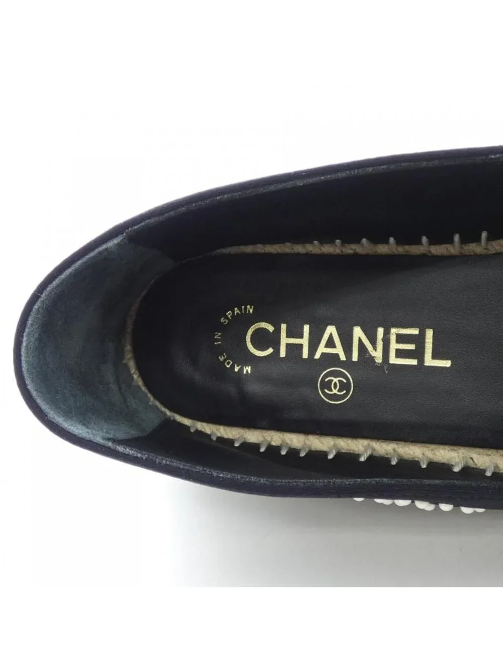 Chanel Espadrilles Shoes Calfskin Patent